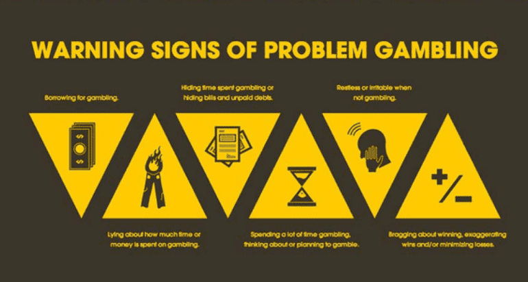 warning signs of problem gambling